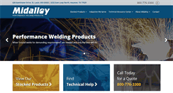 Desktop Screenshot of midalloy.com