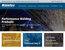 Tablet Screenshot of midalloy.com